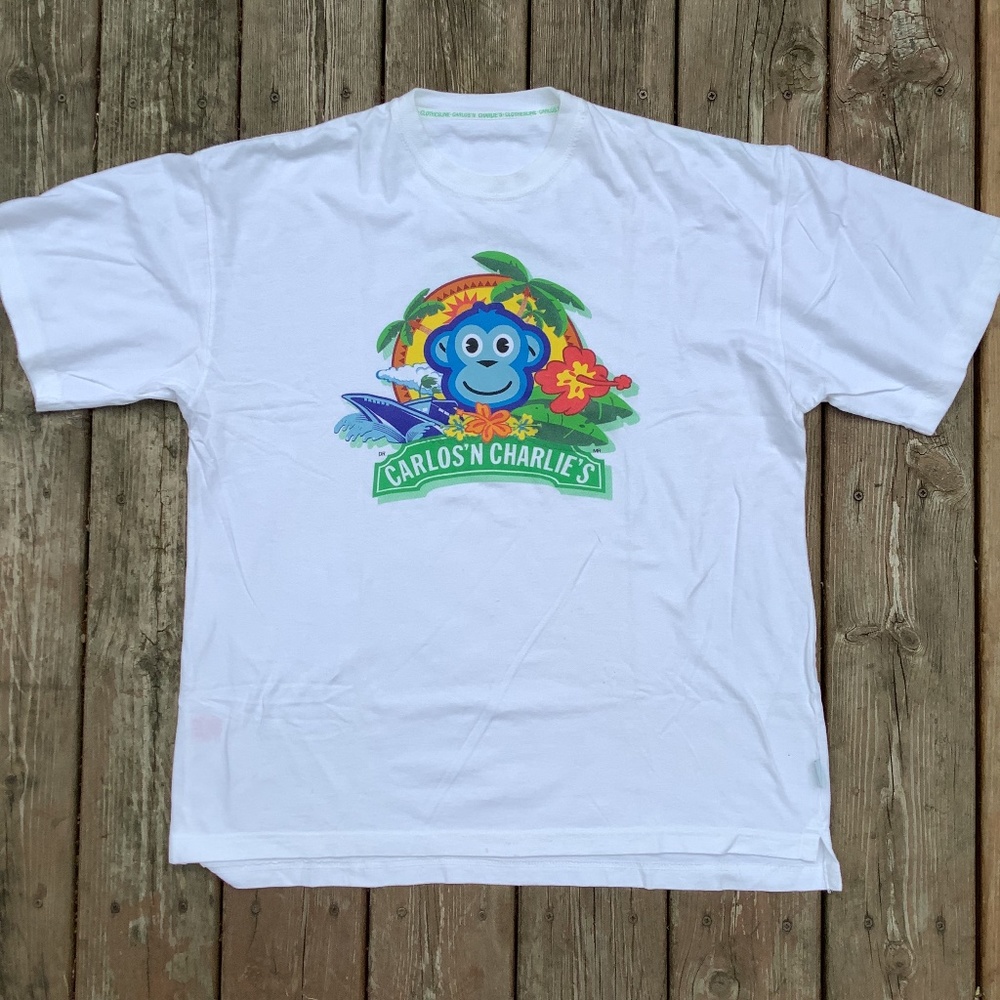 Vintage Carlos N Charlies Graphic Tee Tshirt